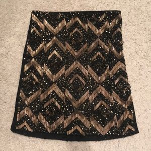 High waisted ALLSAINTS sequins skirt size 8